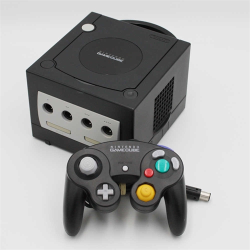 GameCube - Jet Black - Konsol - SNR DE11807495 (B Grade) (Genbrug)